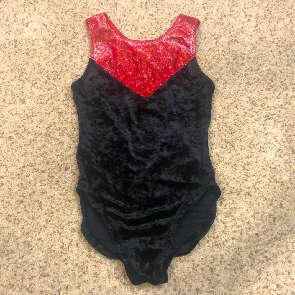 Velour Sleeveless leotard